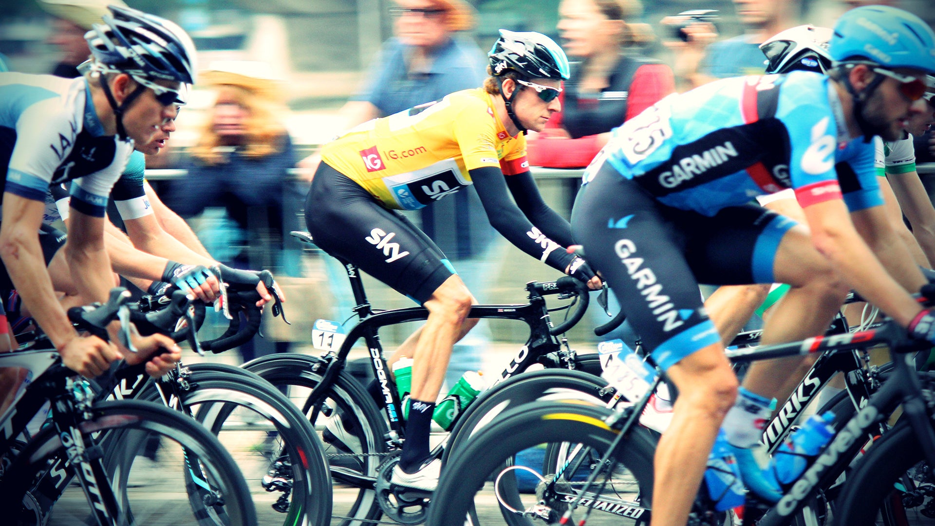 A bicycle racing for juniors